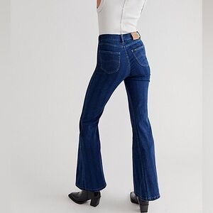Lee / Free People High Rise Flare Jean